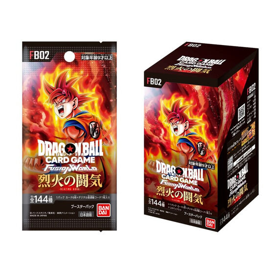 BANDAI NAMCO DRAGON BALL Fusion World (Japan Version) –  Carte Collezionabili – In bustina da 6 carte In Box…x24